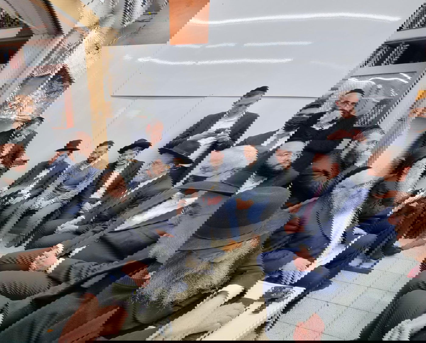 בני גנץ ניחם: "זכיתי לפגוש איש שכולו רק תורה"