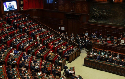 זלנסקי בנאומו, היום