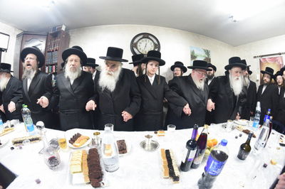 שמחת ה'ווארט' לנכד האדמו"רים ממכנובקא וסאסוב