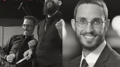 יוני אליאב ושמחה פרידמן במחרוזת פאנק