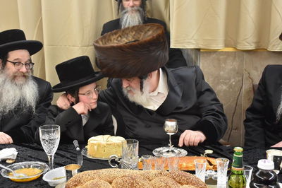 בר מצווה לנין האדמו"רים מויז'ניץ ונדבורנה