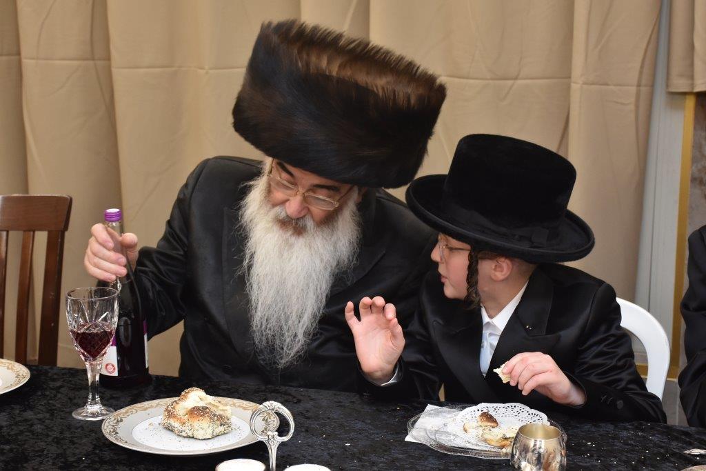 בר מצווה לנין האדמו"רים מויז'ניץ ונדבורנה