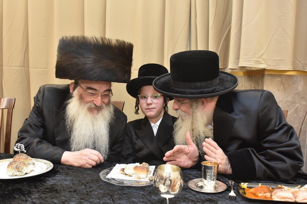 בר מצווה לנין האדמו"רים מויז'ניץ ונדבורנה