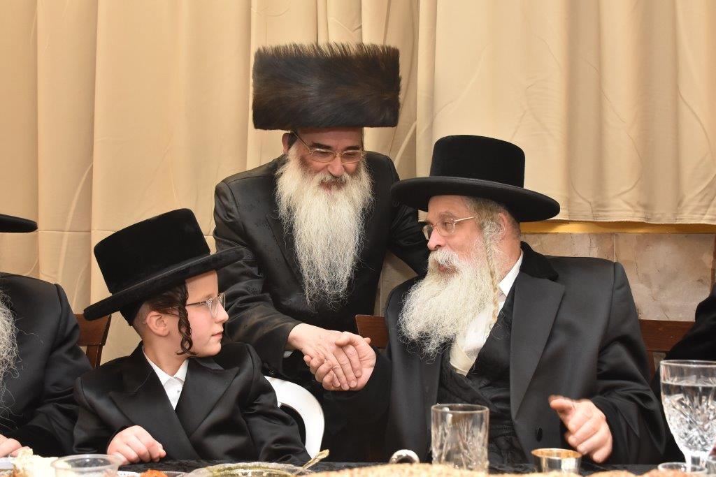 בר מצווה לנין האדמו"רים מויז'ניץ ונדבורנה