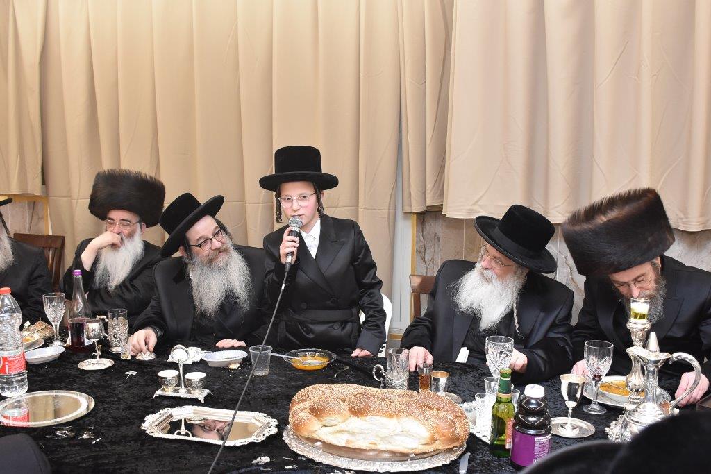 בר מצווה לנין האדמו"רים מויז'ניץ ונדבורנה