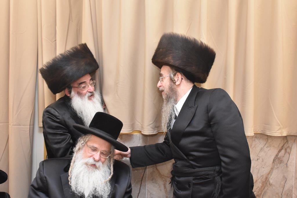 בר מצווה לנין האדמו"רים מויז'ניץ ונדבורנה