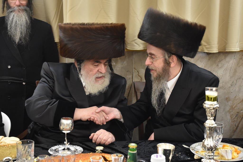 בר מצווה לנין האדמו"רים מויז'ניץ ונדבורנה