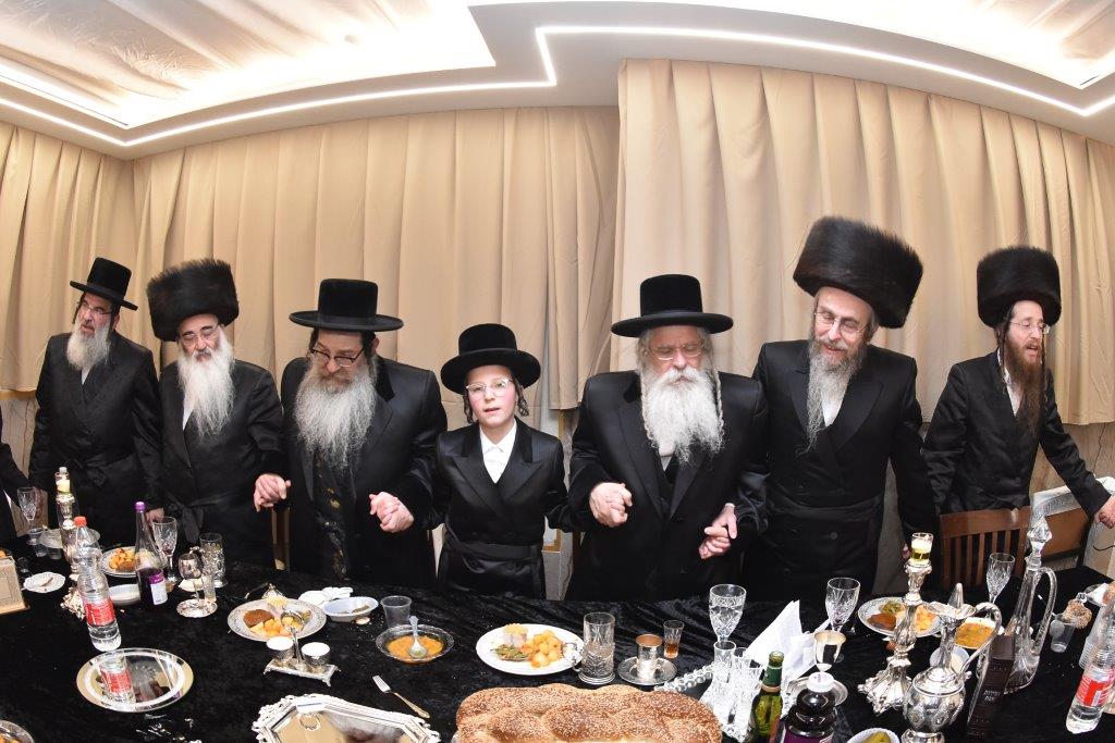 בר מצווה לנין האדמו"רים מויז'ניץ ונדבורנה