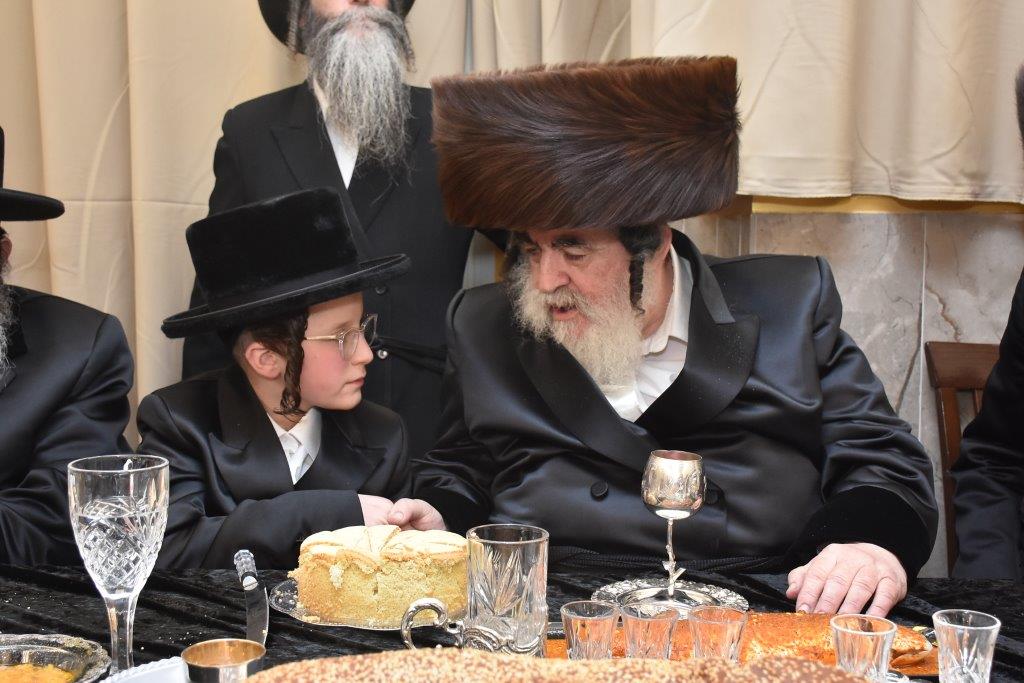 בר מצווה לנין האדמו"רים מויז'ניץ ונדבורנה