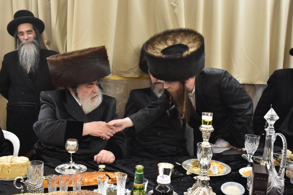 בר מצווה לנין האדמו"רים מויז'ניץ ונדבורנה