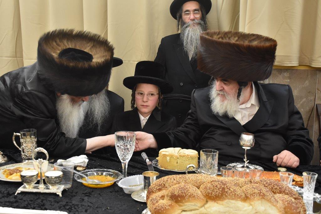 בר מצווה לנין האדמו"רים מויז'ניץ ונדבורנה