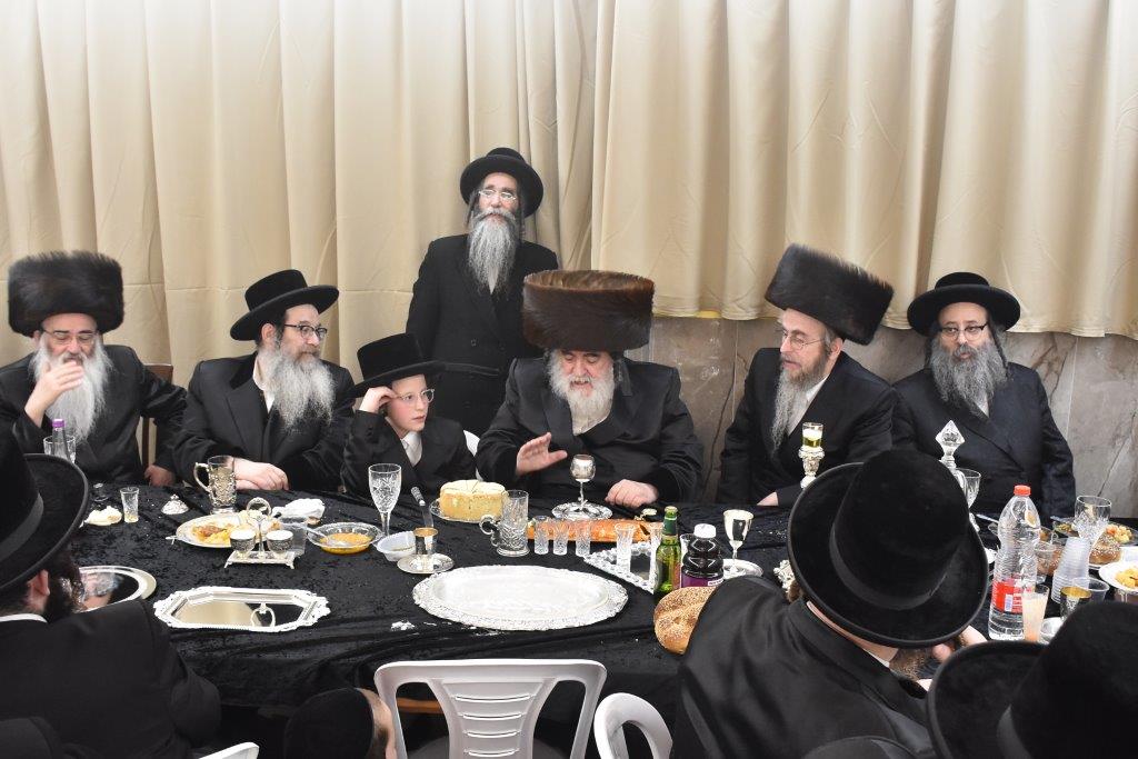 בר מצווה לנין האדמו"רים מויז'ניץ ונדבורנה