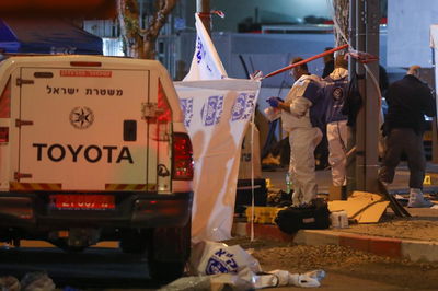 זירת הפיגוע בחדרה