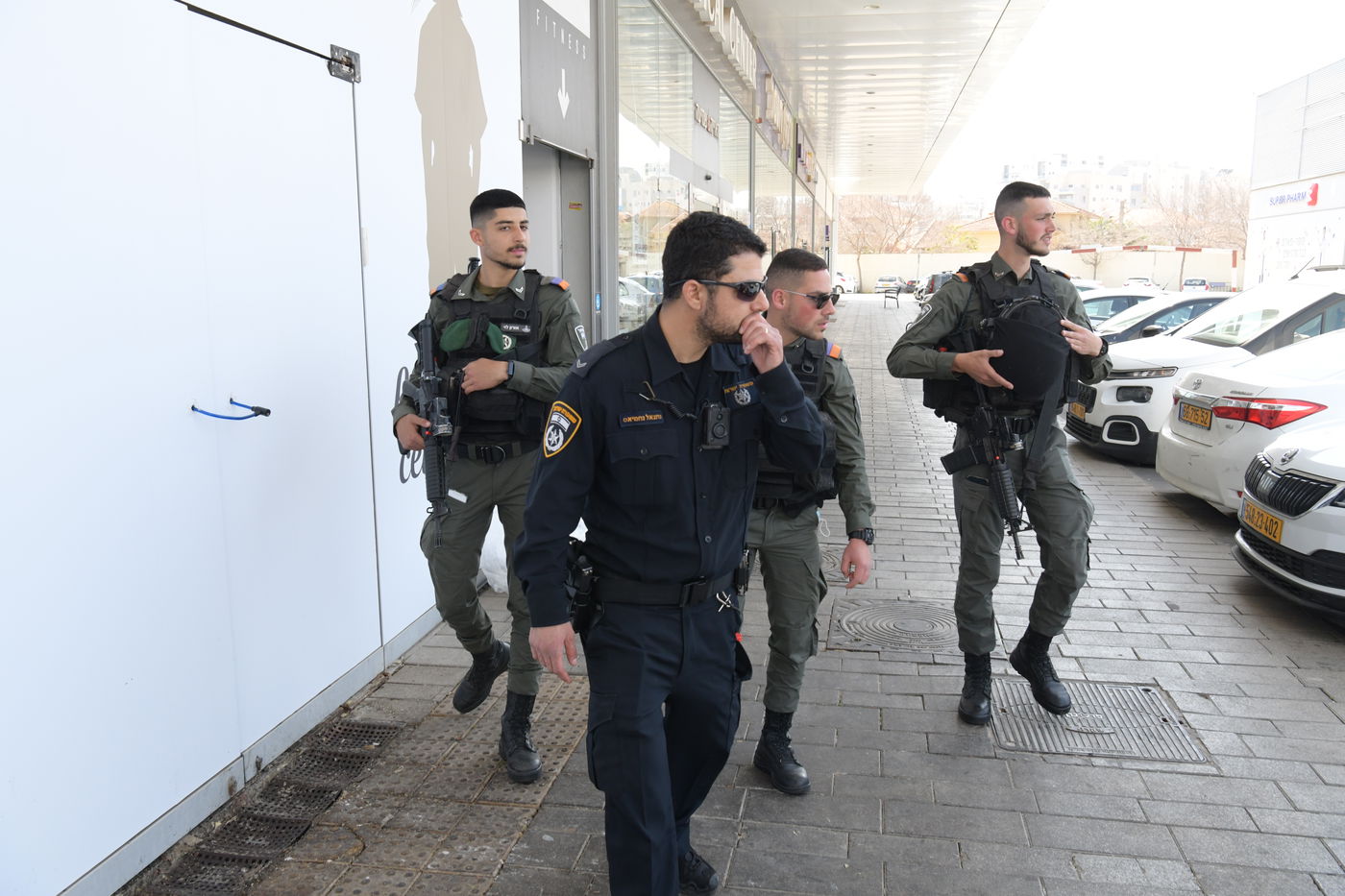 כך פעלה היום המשטרה בעיר חדרה • תיעוד