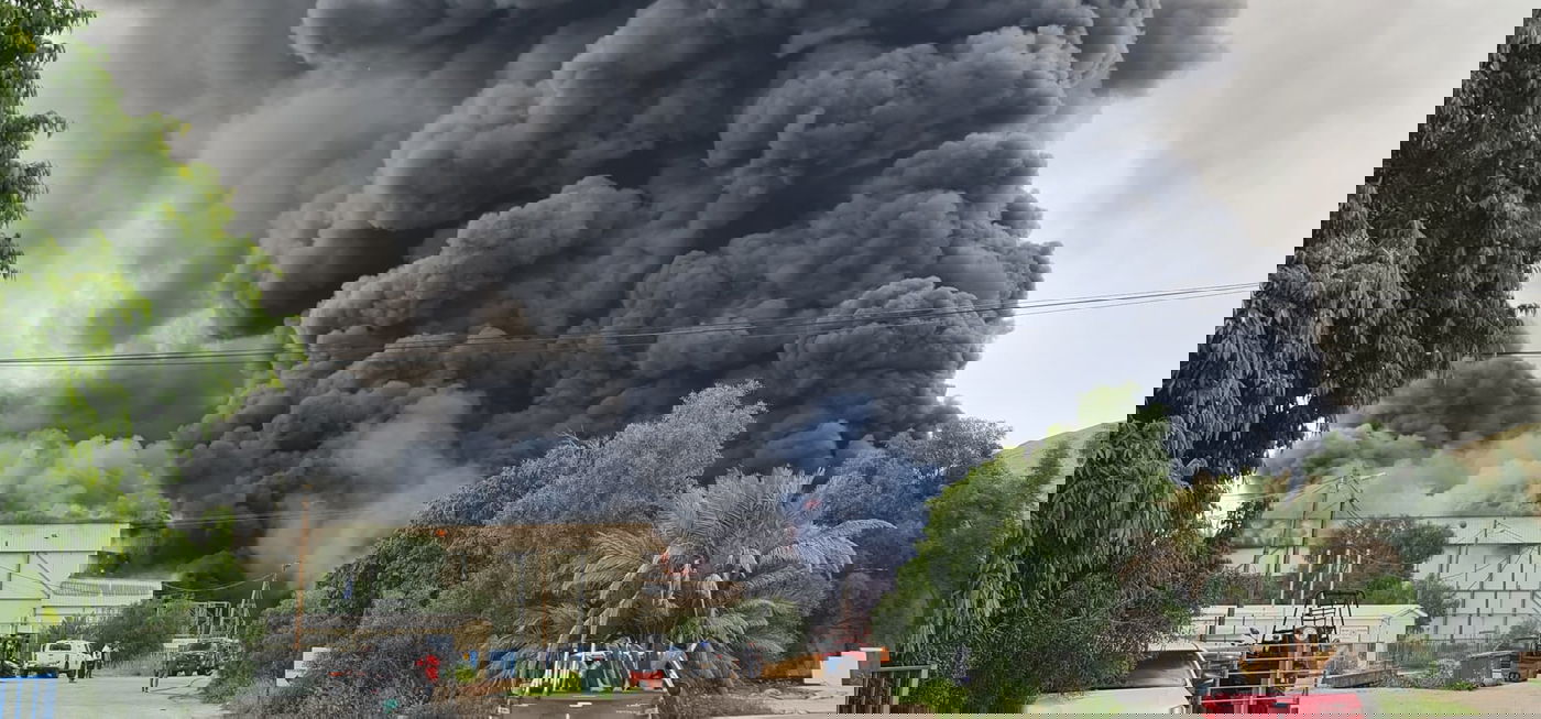 שריפת ענק משתוללת באזור בקעת הירדן