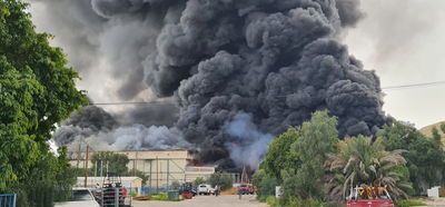 שריפת ענק משתוללת באזור בקעת הירדן