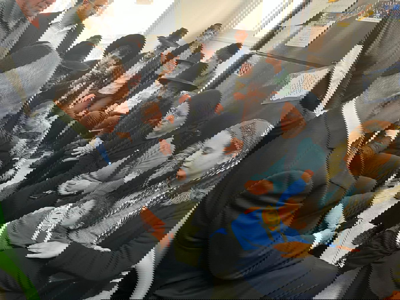 נתניהו בניחום אבלים בבני ברק, היום