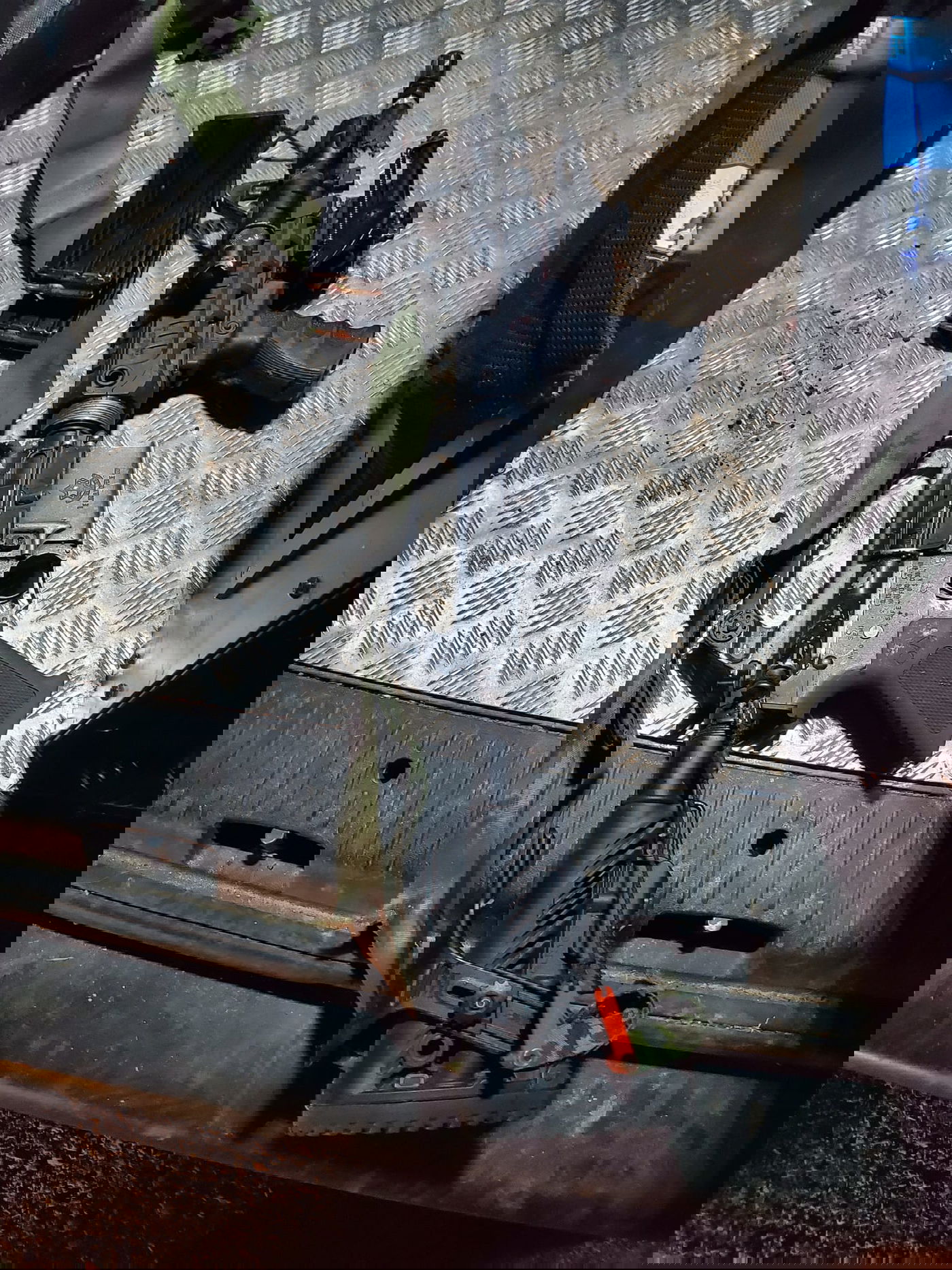 הנשק שנתפס על אחד המחבלים