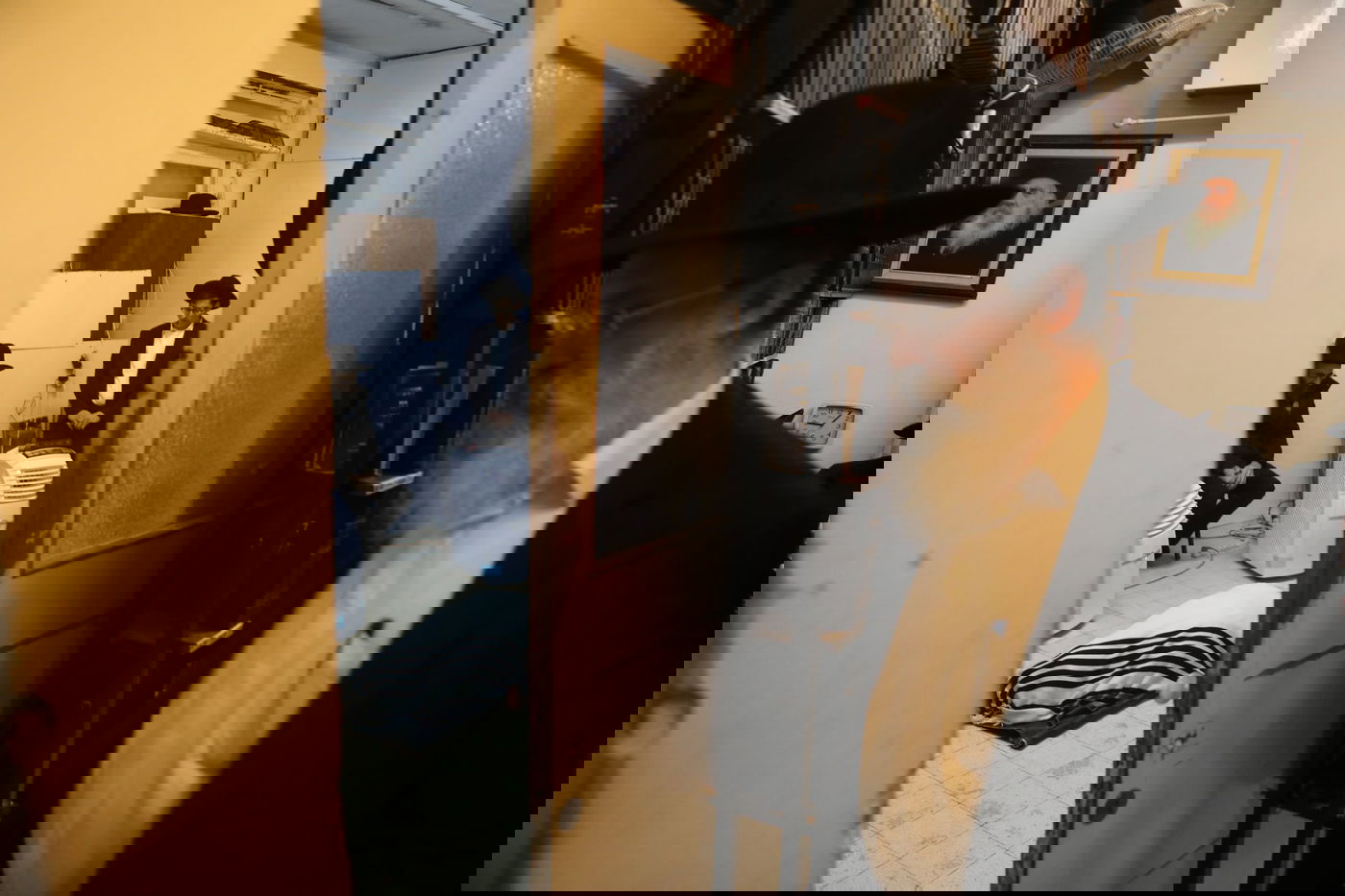 מרן זצ"ל בביתו, רגע לפני הלוויה