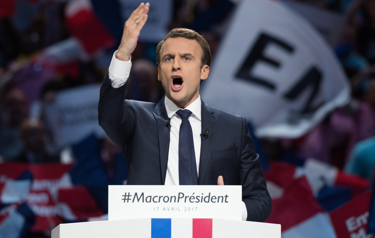 מקרון בבחירות הקודמות