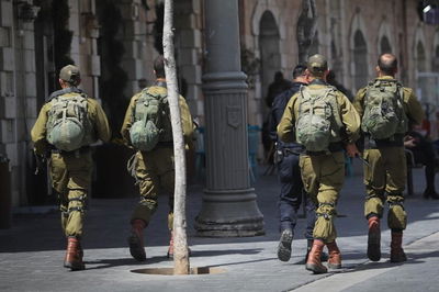 חיילים מפטרלים בירושלים