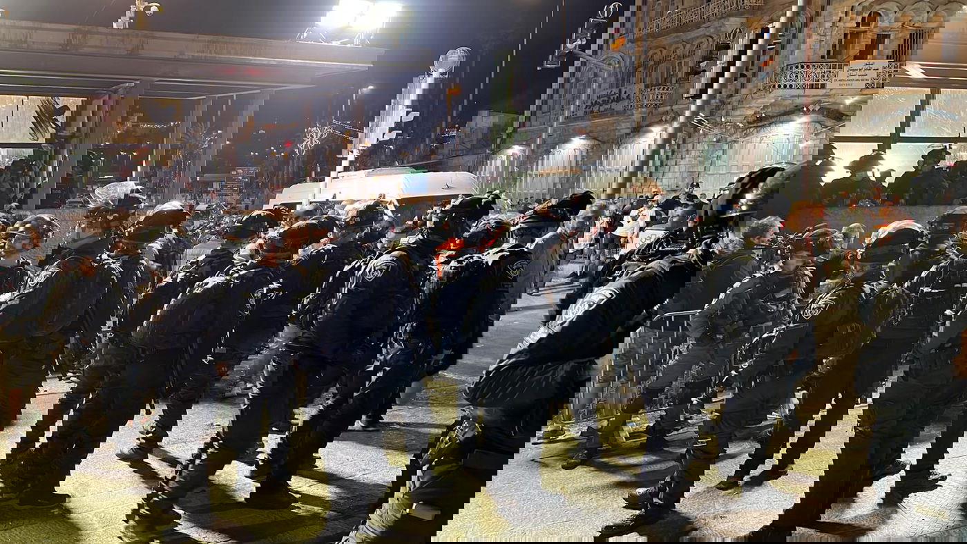 שוטרים במזרח ירושלים, אמש