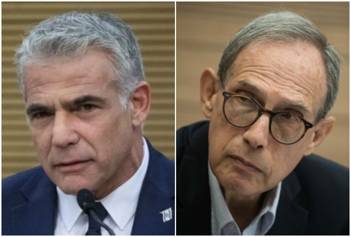 יאיר לפיד ונחמן שי