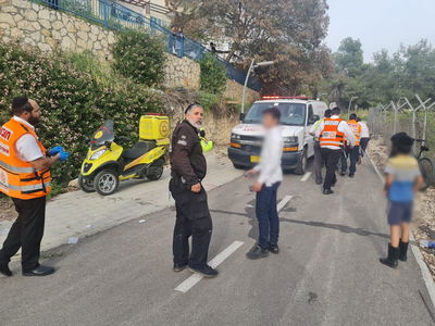 זירת התאונה