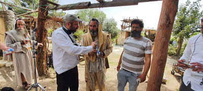 מאחורי הקלעים: צילומי הסרט על רשב"י