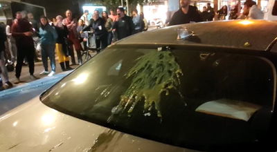 בן גביר בתל אביב, הערב