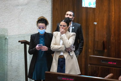 סילמן ושקד בכנסת. ארכיון