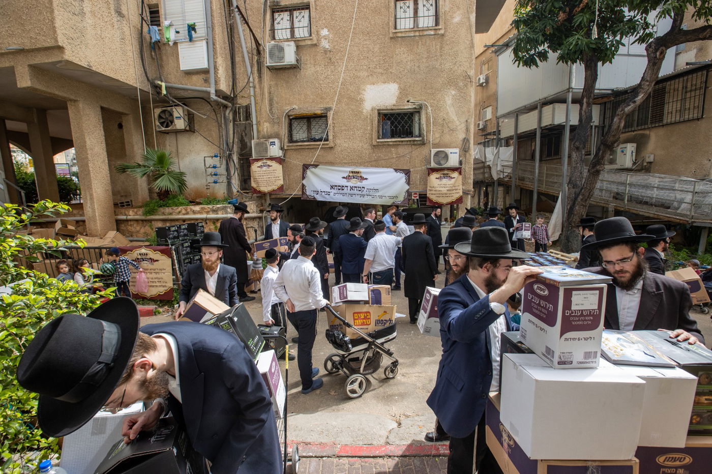 חלוקת הענק לאברכי רשת הכוללים 'מגדל עוז'
