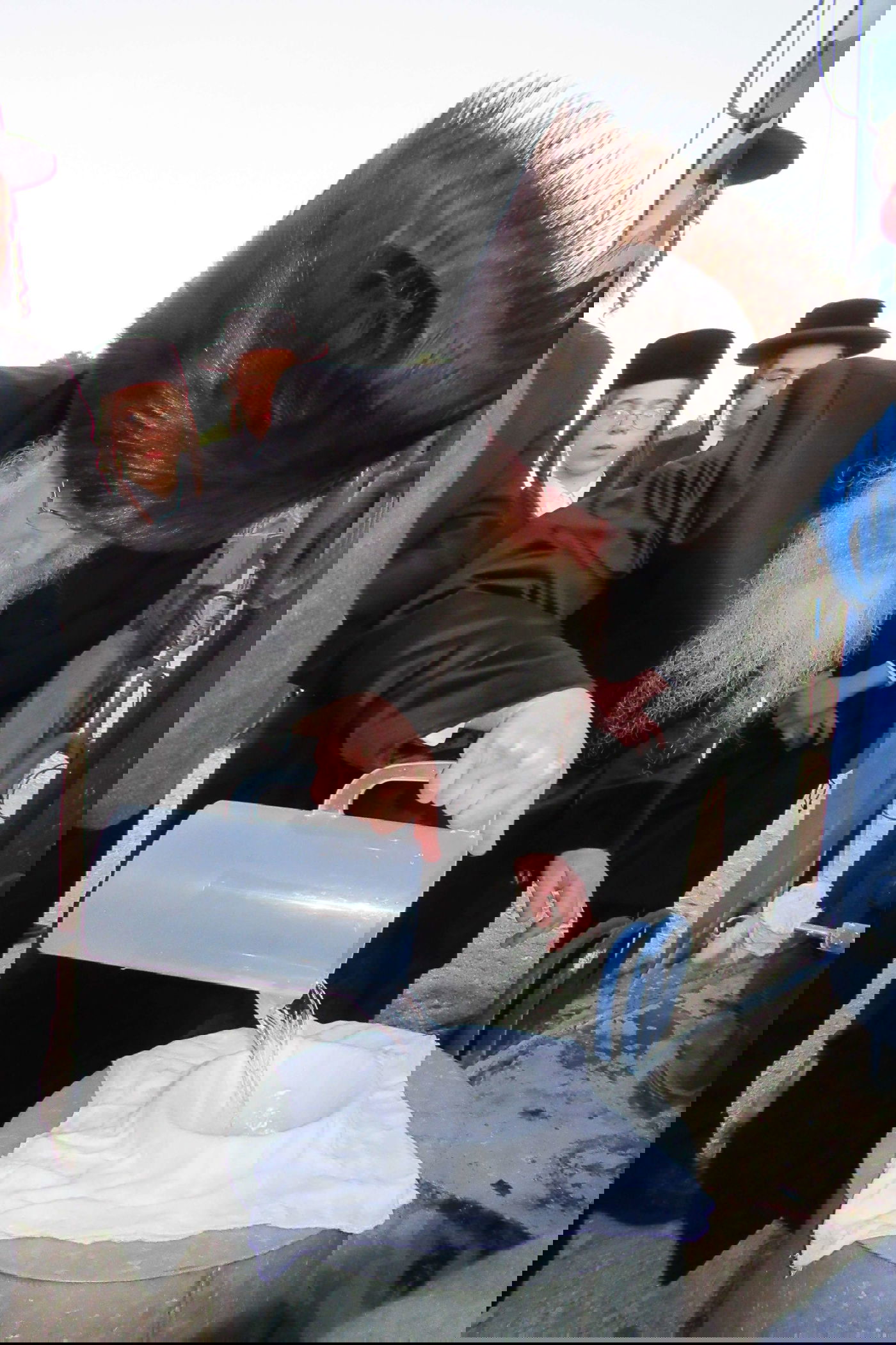 האדמו"ר מקרעטשניף קרית גת בשאיבת מים שלנו