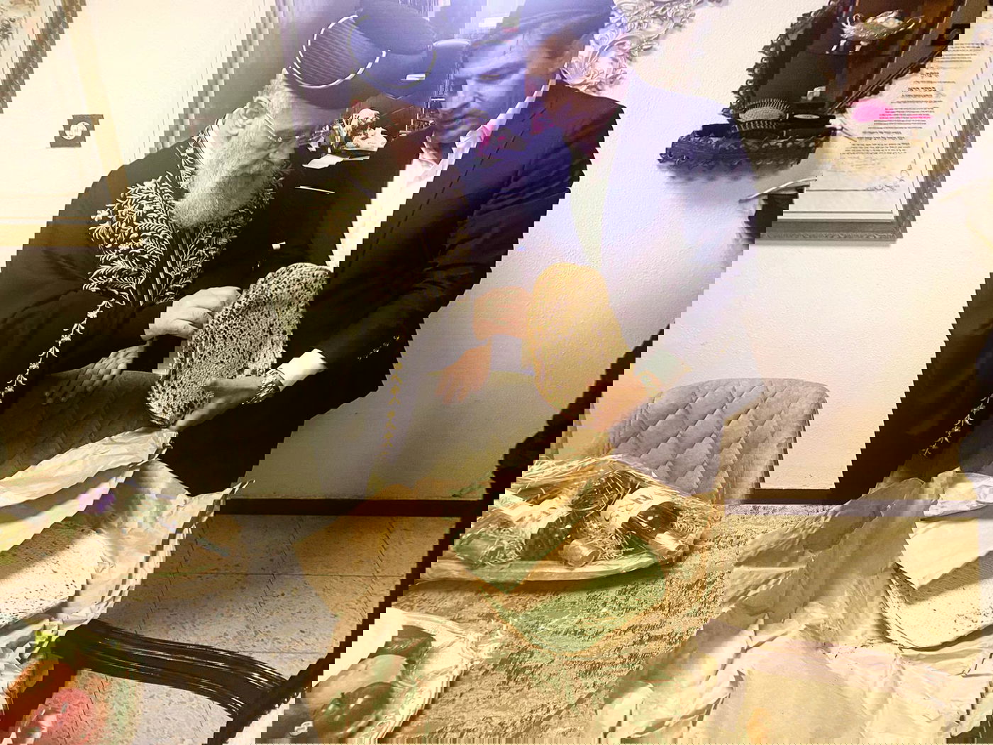 המצות שהעניק רב הסלבס לראשון לציון