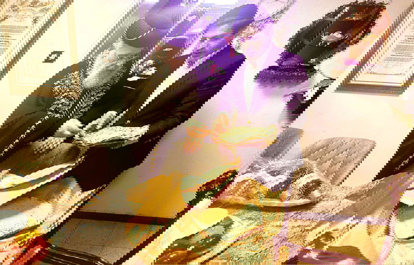 המצות שהעניק רב הסלבס לראשון לציון