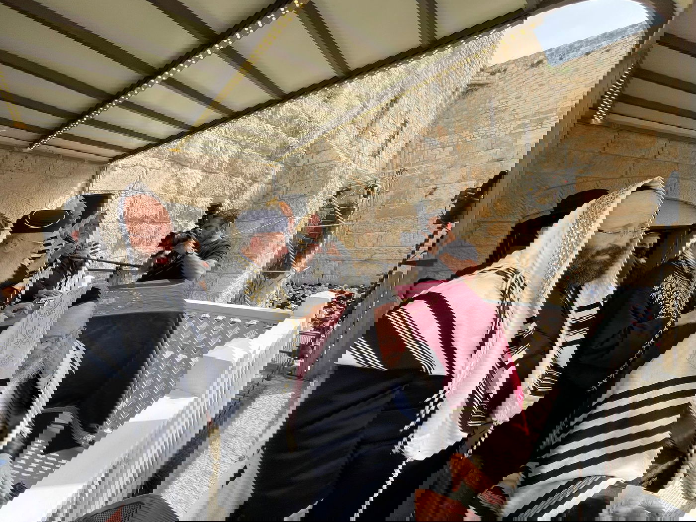 הראשון לציון במעמד ברכת הכהנים בכותל