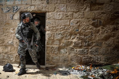 כוחות המשטרה בירושלים, אמש