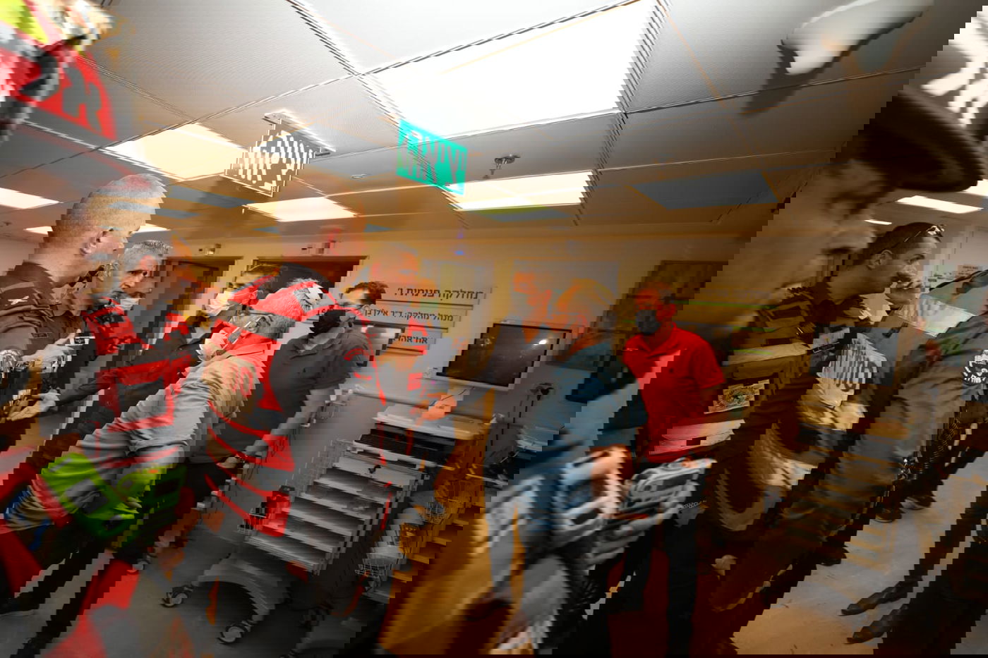 שריפה פרצה בבית החולים 'שיבא'; תיעוד