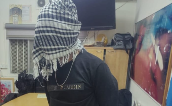 אחד מפורעי הסדר שנעצרו בטייבה