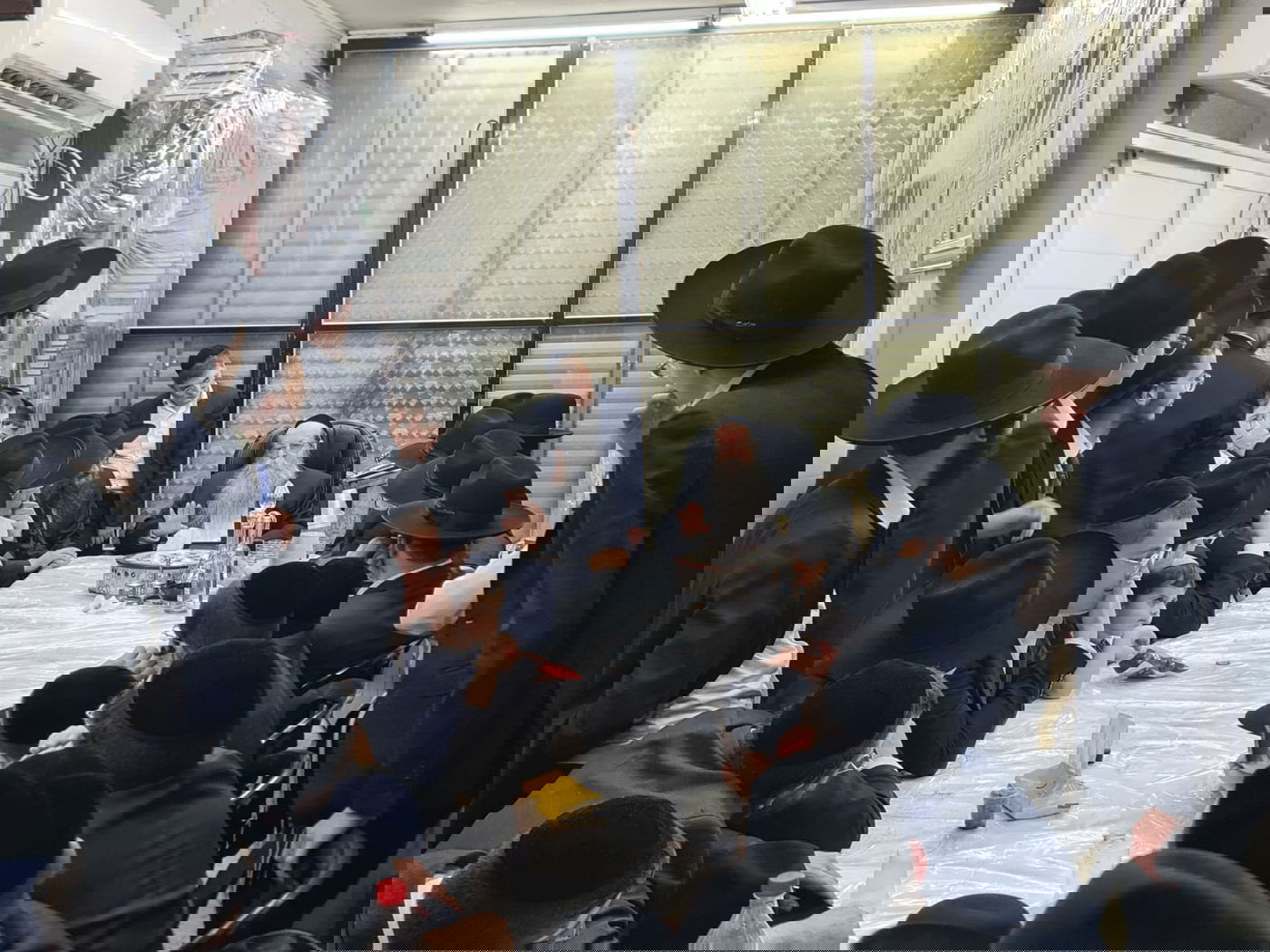 בנו של מרן שה"ת  במעמד הקבלת פני רבו