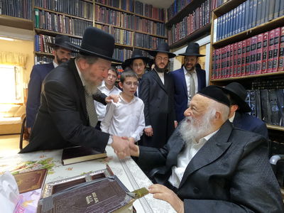 חול המועד פסח אצל הגרב"ד פוברסקי