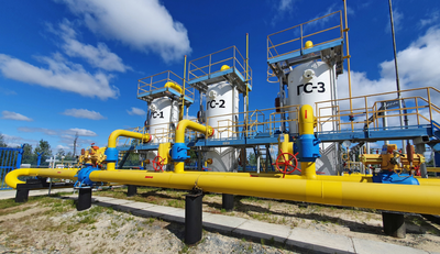 צינורות חברת גזפרום הרוסית