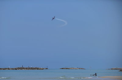 אימונים למטס יום העצמאות מעל חופי תל אביב