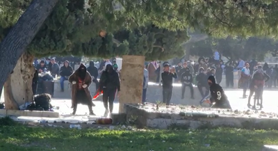 פורעים מוסלמים בהר הבית, ארכיון