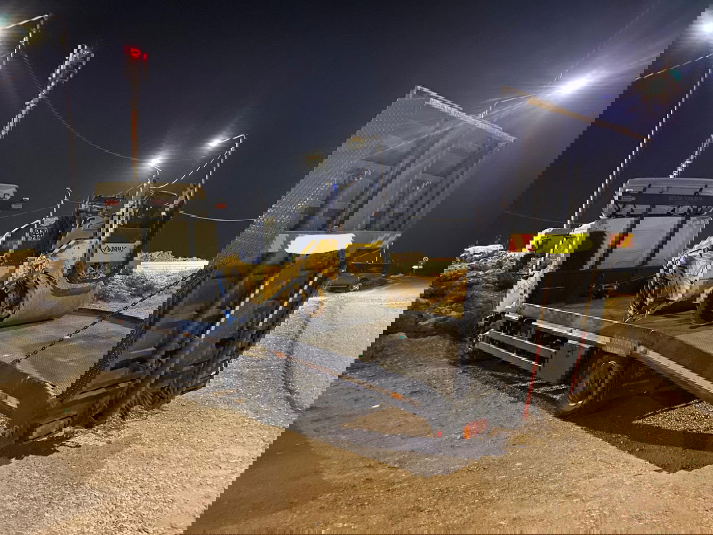 הכלי הגנוב על המשאית