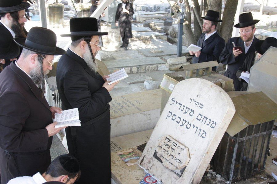 ציונו של רבי מנחם מנדל זי"ע