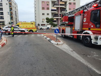 "דיירים חילצו עצמם": שריפה קשה בבניין מגורים באשדוד