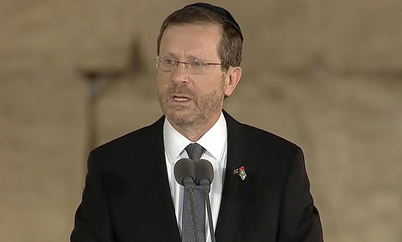 הנשיא יצחק הרצוג, בנאומו