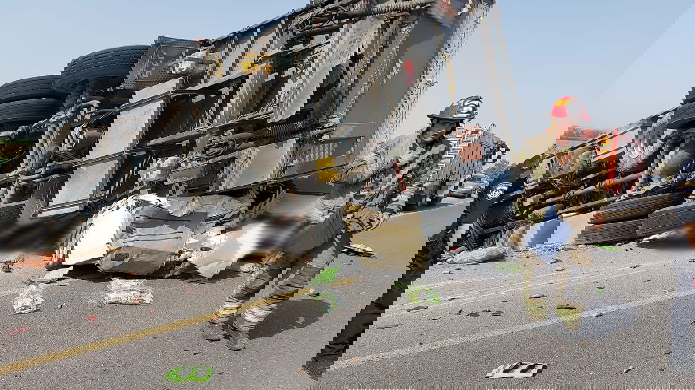 זירת התאונה