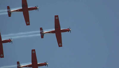 מטס יום העצמאות ה-74 מעל חופי תל אביב • צפו